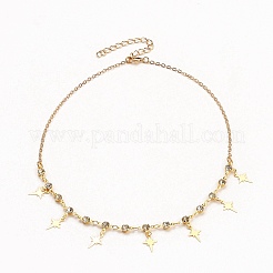Ensembles de colliers à pendentif étoile et fille&nbsp;NJEW-JN03137-04
