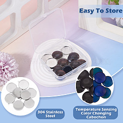 10 pz 304 ciondolo cabochon in acciaio inox&nbsp;DIY-TA0015-76B