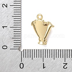 Valentinstag Messing Charms&nbsp;KK-H294-04G