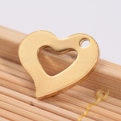 Ионное покрытие(ip) 304 нержавеющая сталь подвески в форме открытого сердца&nbsp;STAS-G130-30G