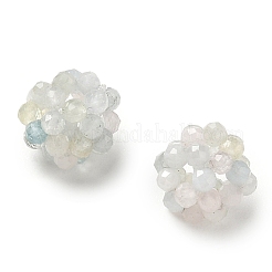 Cuentas tejidas de morganita natural&nbsp;GG-CBA2E9C-F31-02