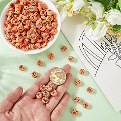 300шт бусины из полимерной глины ручной работы&nbsp;CLAY-PA0001-31A