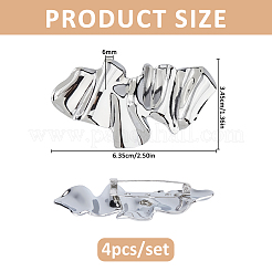 4 pin's en alliage pour vêtements de sac à dos&nbsp;JEWB-FH0003-26P