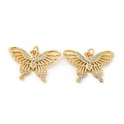 Латунные микро проложить кубического циркония подвески KK-H441-19G