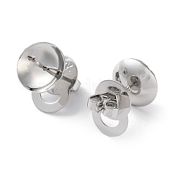 Медные серьги-гвоздики&nbsp;KK-F090-15P-03