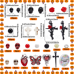 DIY-Sets zur Herstellung von Stretch-Armbändern im Gothic-Stil&nbsp;DIY-SC0033-36