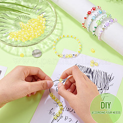 100шт 5 стиля прозрачные акриловые бусины&nbsp;TACR-TA0001-54A