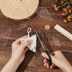 1 набор шаблонов для резки акрилового макраме&nbsp;DIY-BC0014-26A