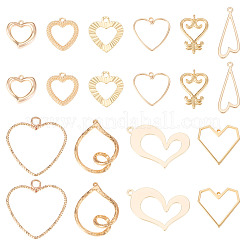 20шт 10 стиля латунные подвески&nbsp;KK-TA0002-51