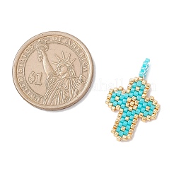 2 шт. подвески из стеклянного бисера 2 стилей&nbsp;PALLOY-MZ00883-01