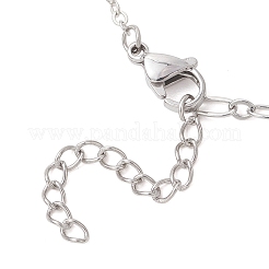 Изготовление колье с цепочкой из латуни&nbsp;AJEW-JB01563-02