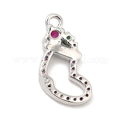 Подвески из кубического циркония с покрытием из латуни KK-R150-10P-02