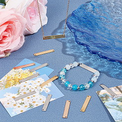 30 шт. 3-х цветные подвески-соединители из нержавеющей стали 304&nbsp;STAS-SC0008-80