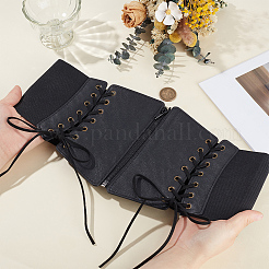 1 Stück elastischer Gürtel aus Kunstleder für Damen&nbsp;AJEW-CL0002-90