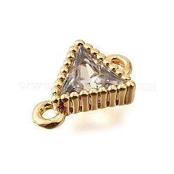 Латунные прозрачные подвески из кубического циркония&nbsp;KK-U065-07G