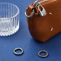 3 шт. 3 стиля текстурированные пружинные затворные кольца из хирургической нержавеющей стали 316&nbsp;STAS-CJ0003-28