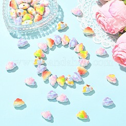 Perles acryliques opaques imprimées double face&nbsp;FIND-CJZ0001-009