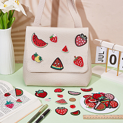 Нашивки на одежду из полиэстера&nbsp;PATC-WH0022-42