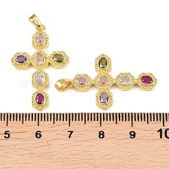Ottone micro spianare pendenti zirconi&nbsp;X-KK-H262-08G