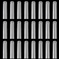 24 шт. прозрачные пластиковые чехлы для карандашей&nbsp;AJEW-CP0006-74