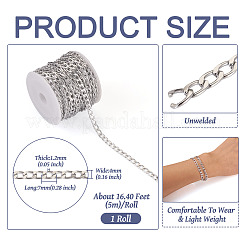 Оксидированные алюминиевые бордюрные цепи&nbsp;CHA-TA0001-18S