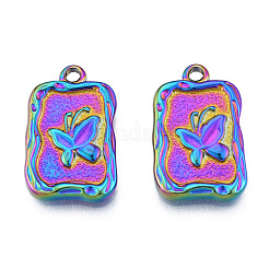 Pendentifs en acier inoxydable 304 avec placage ionique (IP)&nbsp;STAS-N098-204M