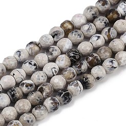 Природные пожары треск агат бисер нитей&nbsp;G-C082-A01-42