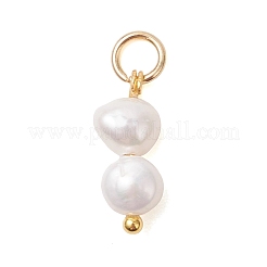 3 шт. подвеска в виде картофеля из натурального культивированного пресноводного жемчуга&nbsp;PALLOY-JF05105-01