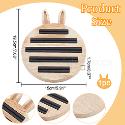 Дисплеи бамбуковых колец кролика ODIS-WH0026-12