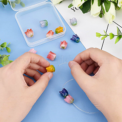 12шт 6 цвета пластиковые бусины&nbsp;KY-BC0001-27