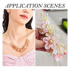 60 шт. прозрачных подвесок в стиле лэмпворк ручной работы&nbsp;LAMP-TA0001-28