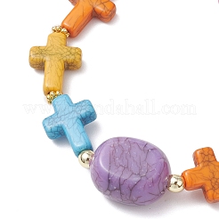 Браслеты из акрилового плетения&nbsp;BJEW-JB12616