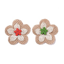 Accessoires d'ornement en lin faits à la main&nbsp;DIY-L052-09