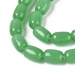 Fili di perline giada di vetro imitato&nbsp;GLAA-T028-14J-A03