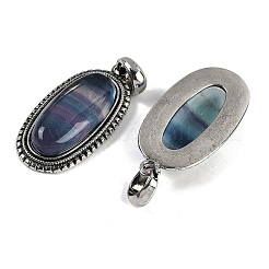 Натуральные красочные подвески из флюорита&nbsp;G-I370-07AS-10