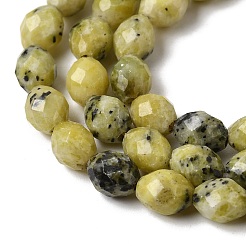 Бусы из натуральной желтой бирюзы (яшмы)&nbsp;G-K376-F04-01