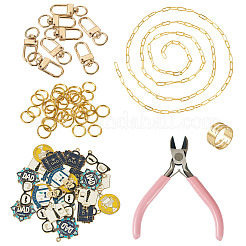 Kit de fabrication de porte-clés à faire soi-même pour la fête des pères&nbsp;DIY-TA0016-26