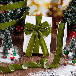 25 ярд бархатной ленты&nbsp;OCOR-WH0077-086