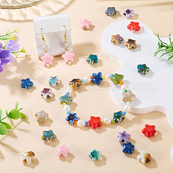 20шт фарфоровые бусины ручной работы&nbsp;PORC-TA0001-30