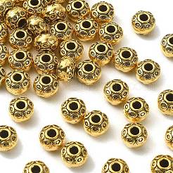 Тибетском стиле сплав Шарики прокладки&nbsp;PALLOY-YW0001-76