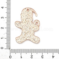 Акриловые подвески с рождественским принтом&nbsp;MACR-L014-01B