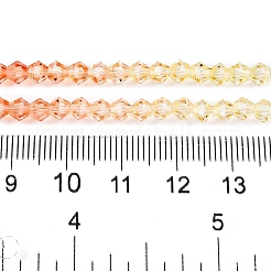 Colori sfumati da cuocere fili di perline di vetro&nbsp;LS-DGLA-A039-T6mm-A013