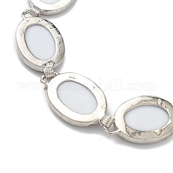 Bracciali con catena a maglie in conchiglia di abalone naturale/conchiglia di paua&nbsp;BJEW-E077-01P-06