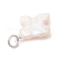 Подвески из натурального барочного жемчуга кеши&nbsp;PALLOY-JF04919-01