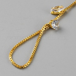 Сплав цепи панцирные браслеты на щиколотку AJEW-WH0567-23G