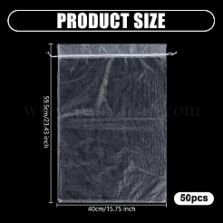 50 шт. мешочки из органзы с завязками&nbsp;ABAG-DR0001-11B