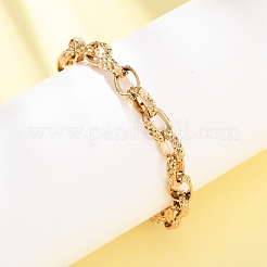 Bracelets à maillons ovales en acier inoxydable 304 pour femmes&nbsp;BJEW-F529-09G