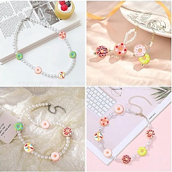 10 шт. эмалевые бусины ручной работы в технике лэмпворк&nbsp;LAMP-YW0001-30