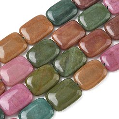 Natürliche Malaysia Jade Perlen Stränge&nbsp;G-K392-B20-13X18MM