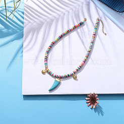 150гр 15-хцветные бусины из полимерной глины ручной работы&nbsp;CLAY-JP0001-14-8mm